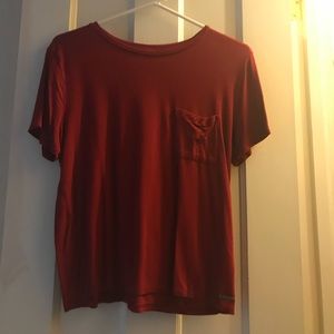 Red short sleeve t-shirt